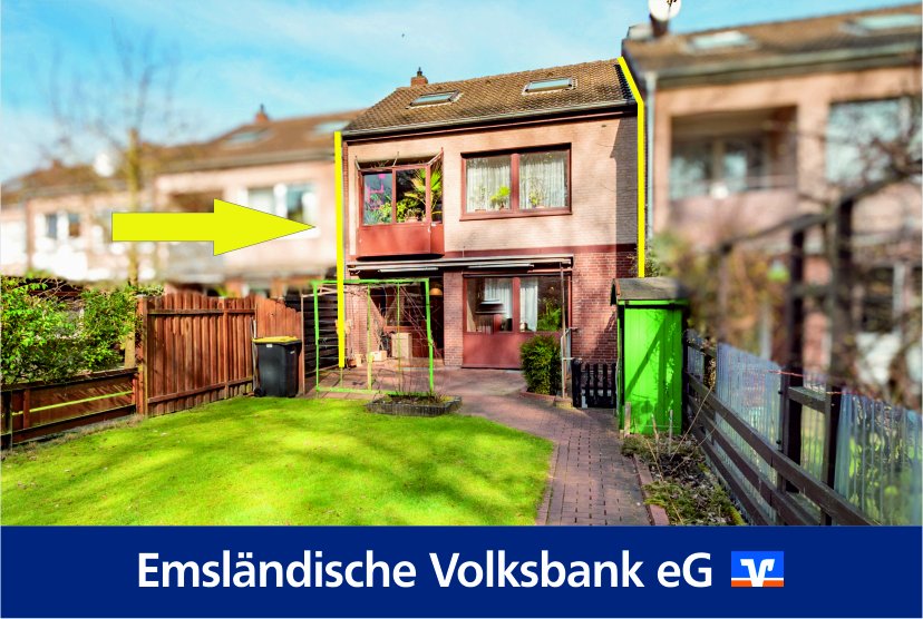 Lingen: RESERVIERT - Reihenmittelhaus mit Garten - die Alternative zur Eigentumswohnung Lingen: RESERVIERT - Reihenmittelhaus mit Garten - die Alternative zur Eigentumswohnung