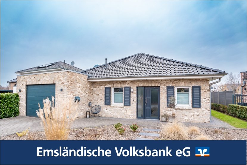 Haren: Wohnen am Wasser - Bungalow mit Bootsliegeplatz in naturnaher Wohnlage 