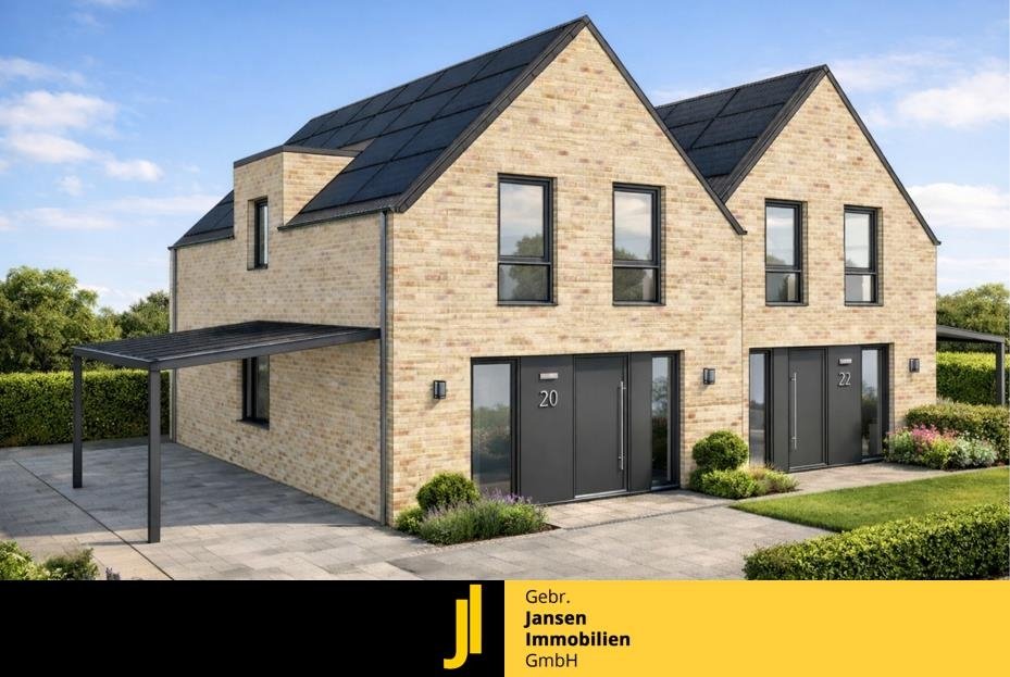 Barßel / Elisabethfehn: Hier entsteht Ihr neues Zuhause! Neubau-Doppelhaushälfte in Elisabethfehn! 