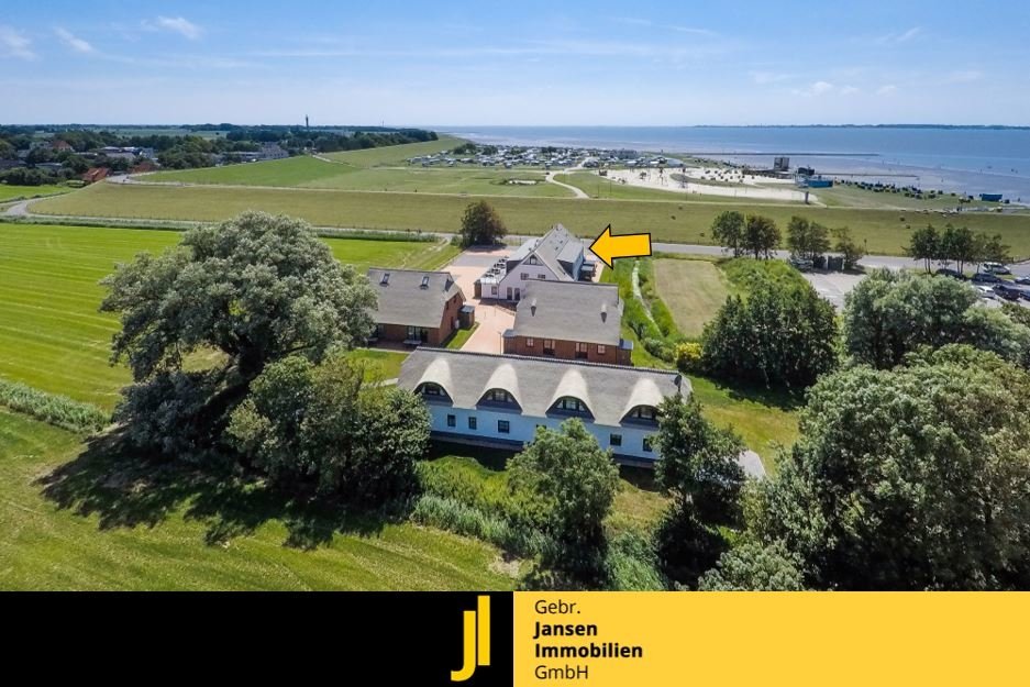 Butjadingen / Tossens: Maisonette-Ferienwohnung in Butjadingen / Tossens!!! Direkt am Deich! 