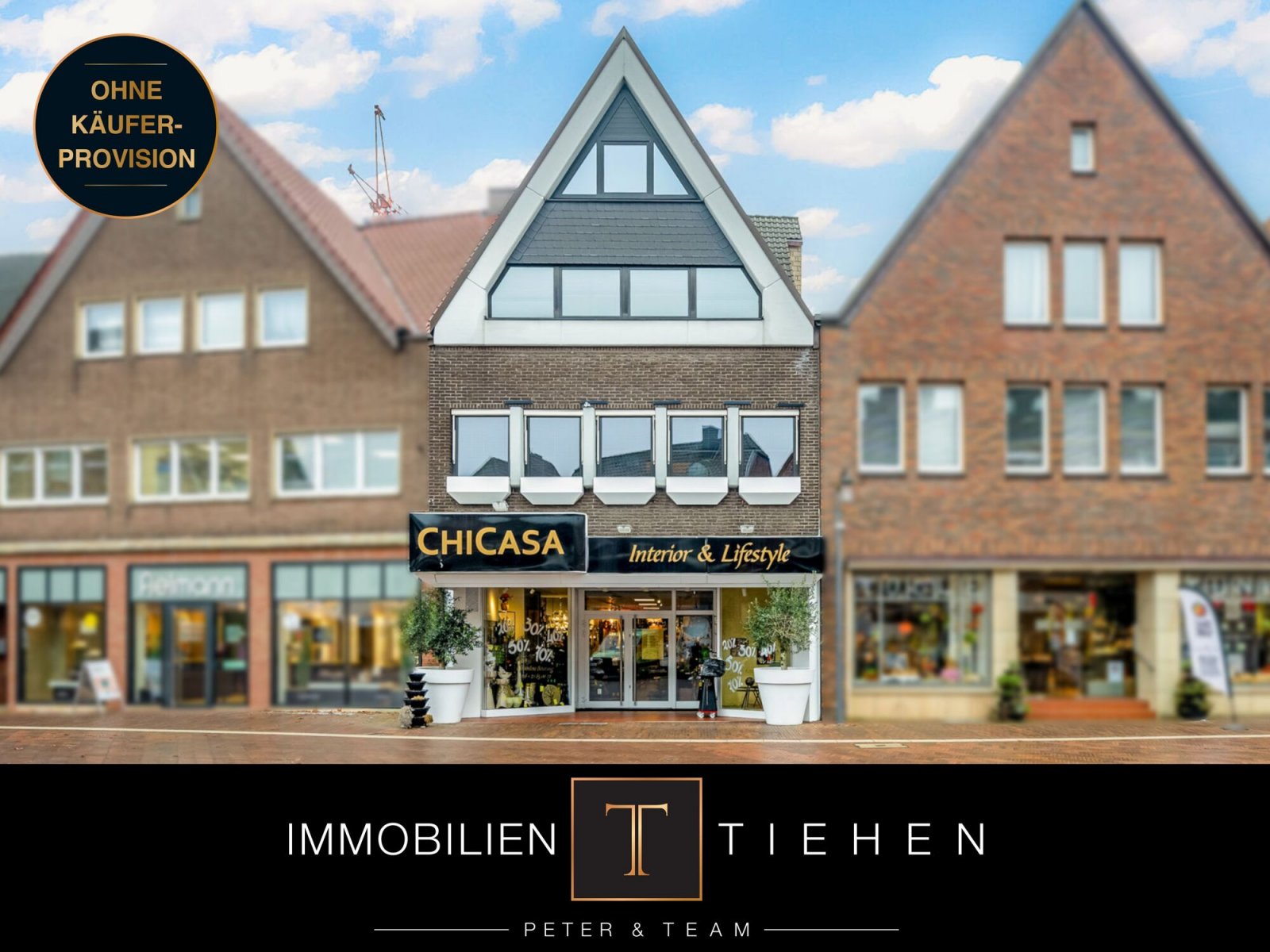 Meppen: Marktplatzresidenz mit eigener Tiefgarage – Gewerbe und Wohnen in Bestlage von Meppen 