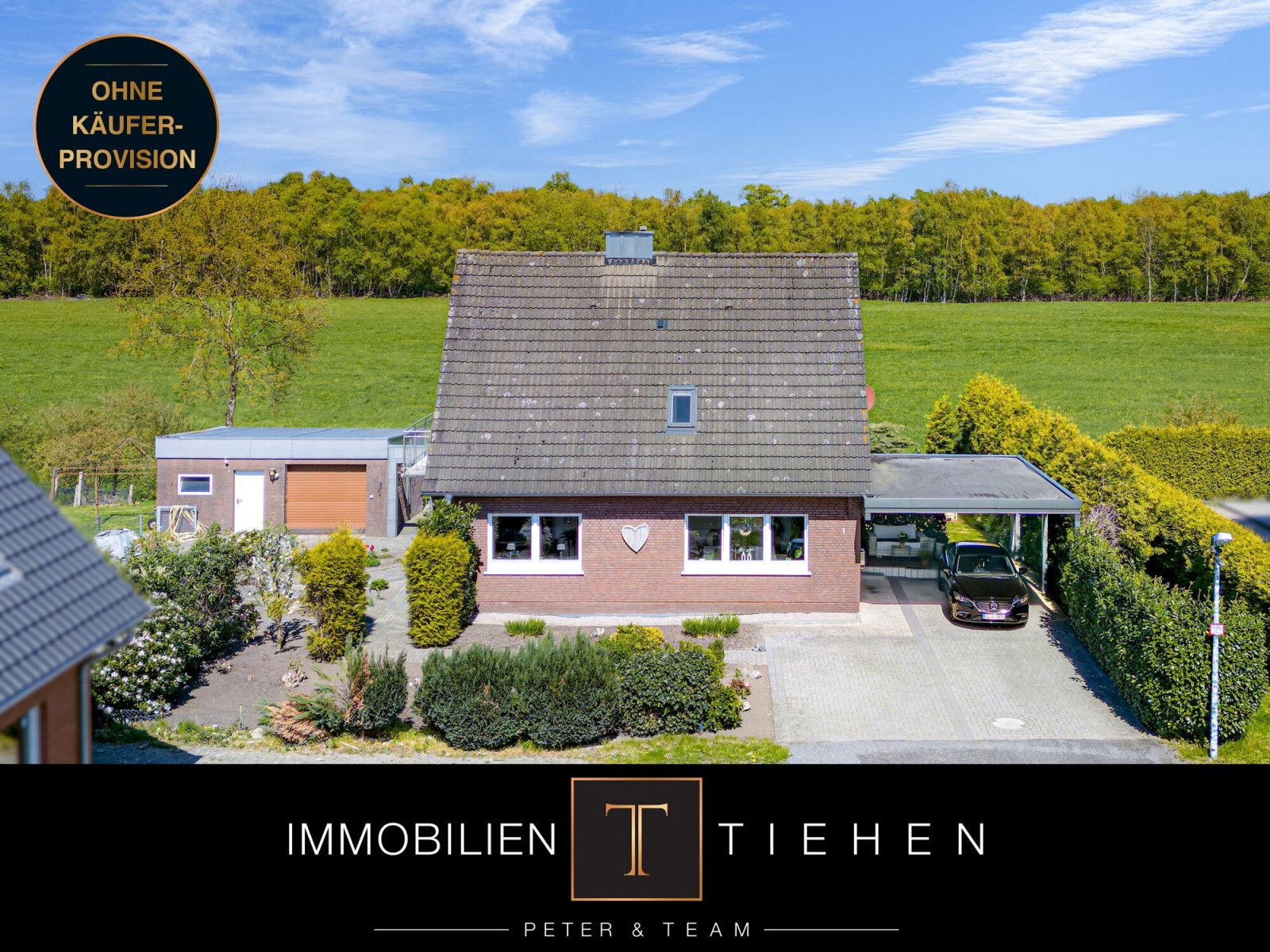 Twist / Rühlerfeld: Einfamilienhaus mit Feldblick und Baugrundstück auf 1.419 m² – da passt mehr als nur ein Haus hin! 