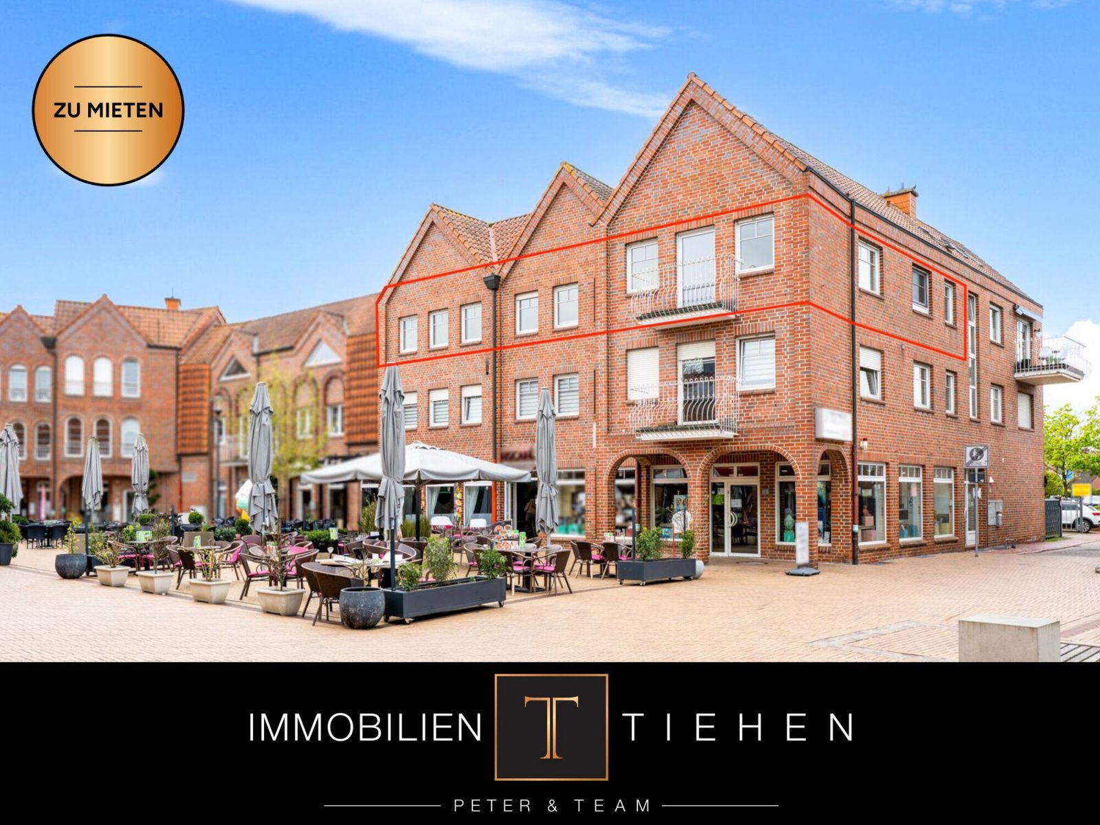 Haren: Viel Platz mitten in Haren: 4-Zimmer-Wohnung mit ca. 126 m² & Einbauküche zur Miete! 