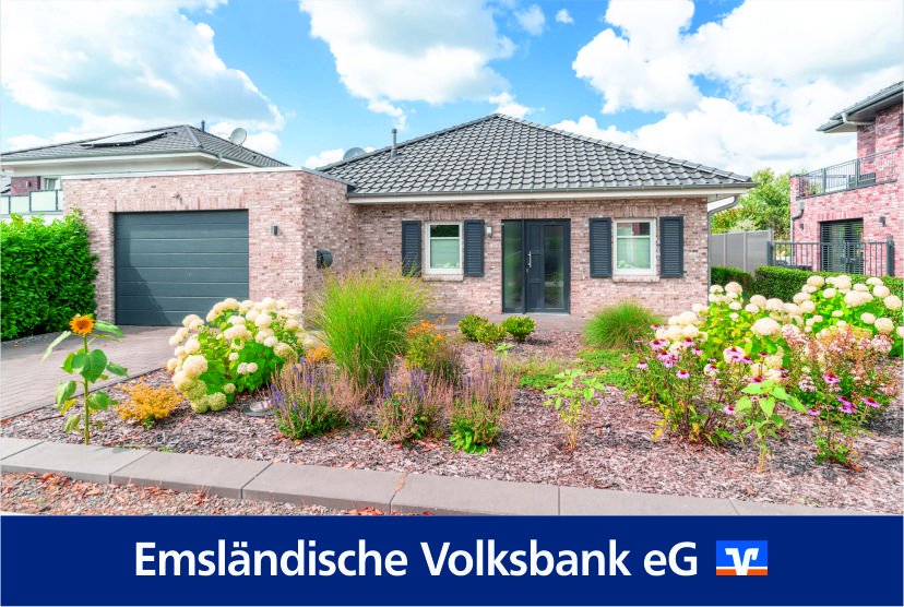 Haren: Wohnen am Wasser - Bungalow mit Bootsliegeplatz in naturnaher Wohnlage 