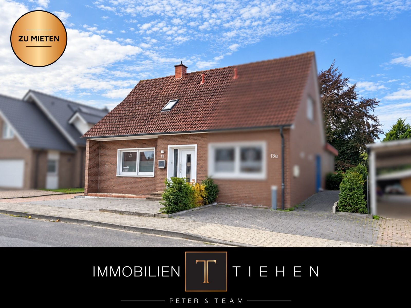 Haren: Modernisierte Doppelhaushälfte mit 3 Schlafzimmern und eingefriedeten Garten  in Haren zu mieten ! 