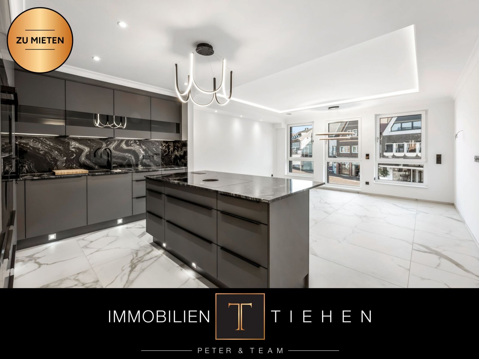 Meppen: Wohnen auf hohem Niveau: Neubauwohnung mit Loggia, Designküche in Meppen Innenstadt zu mieten! 