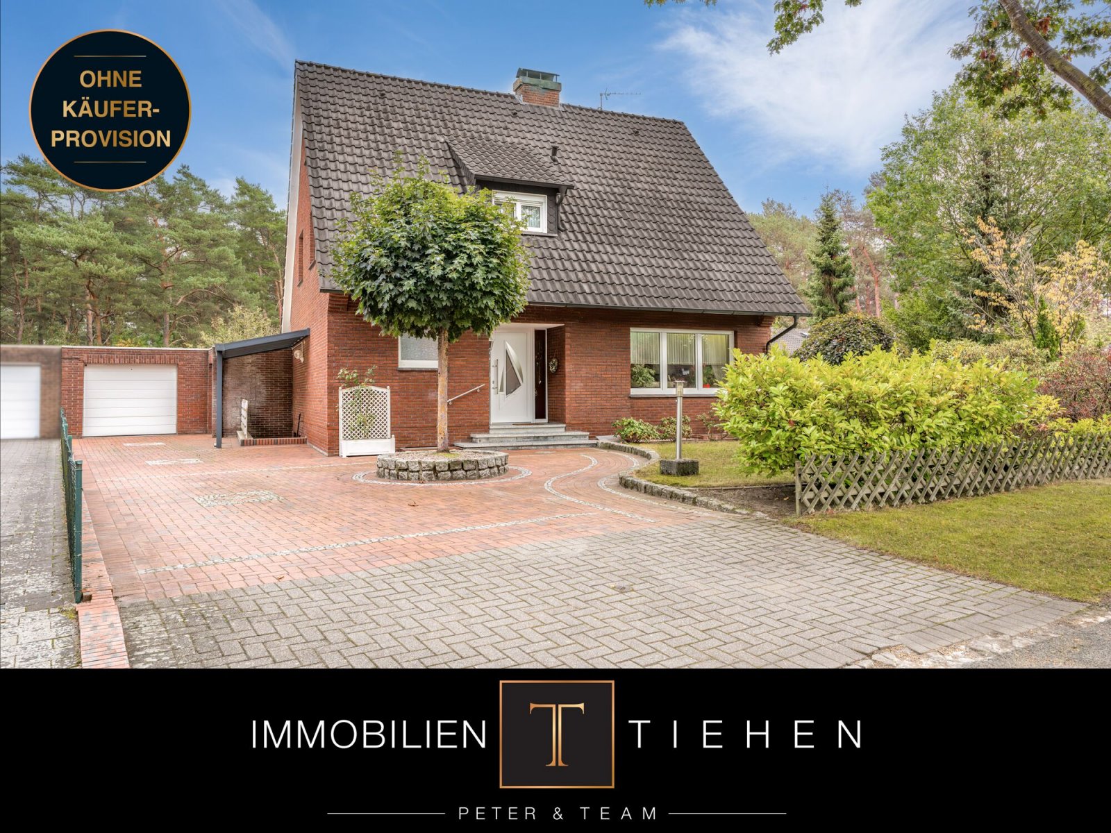 Meppen / Hüntel: Wo der Garten auf den Wald trifft: Einfamilienhaus auf 1.113 m² Eigentumsgrundstück in Meppen-Hüntel 