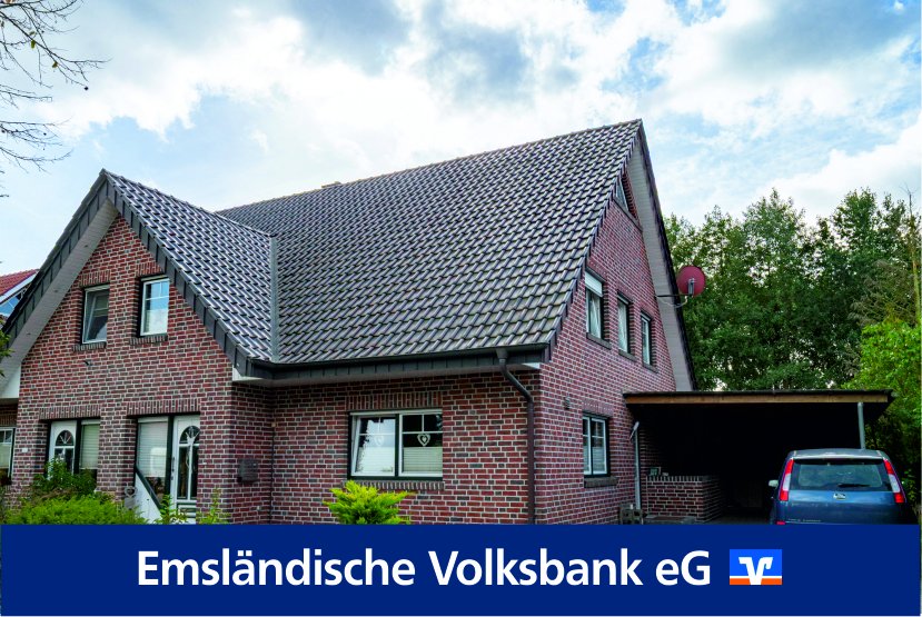 Twist / Schöninghsdorf: Vermietete, gut geschnittene sowie große Doppelhaushälfte in Schöninghsdorf 