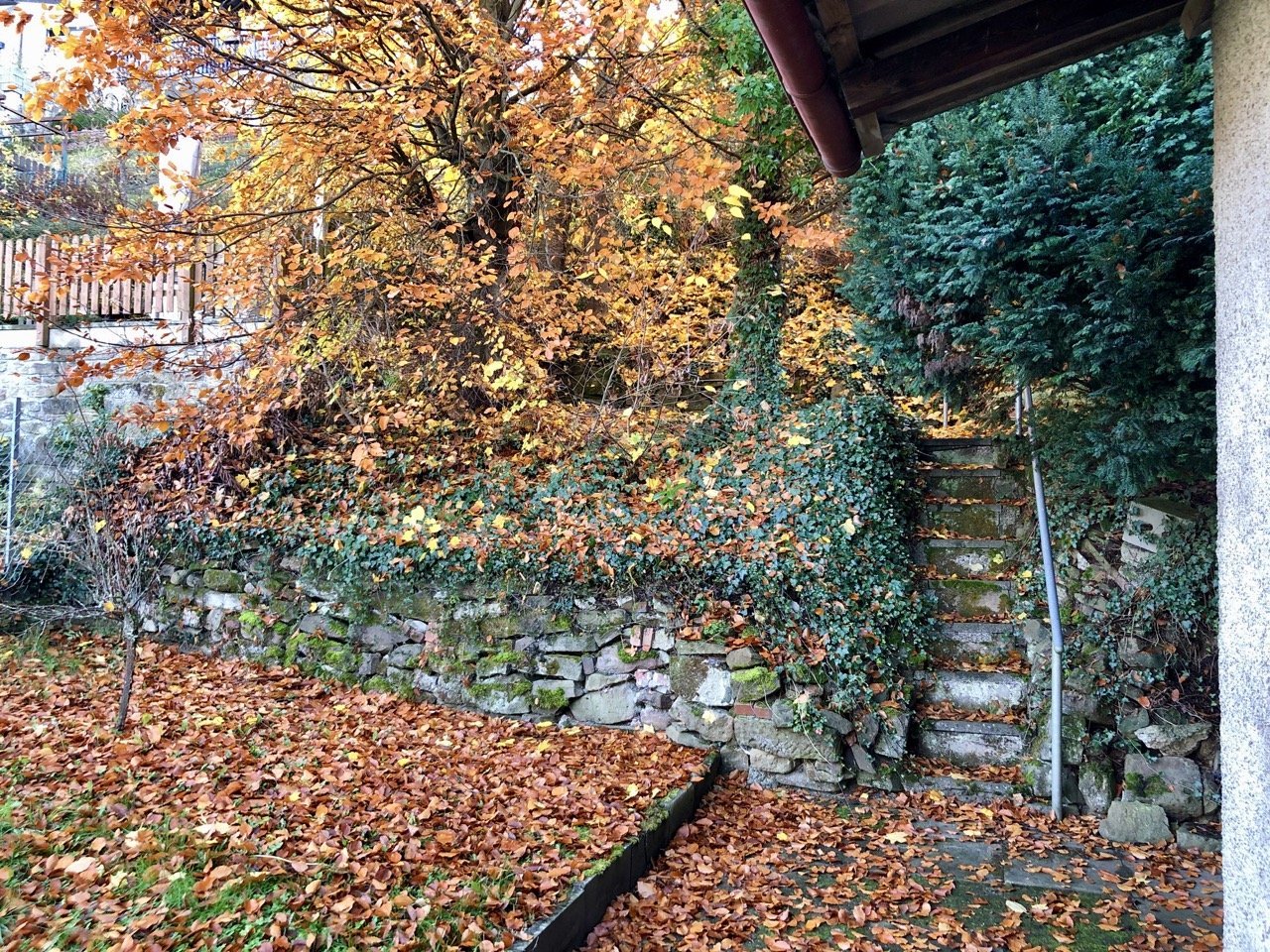 Treppenaufgang zu Terrasse