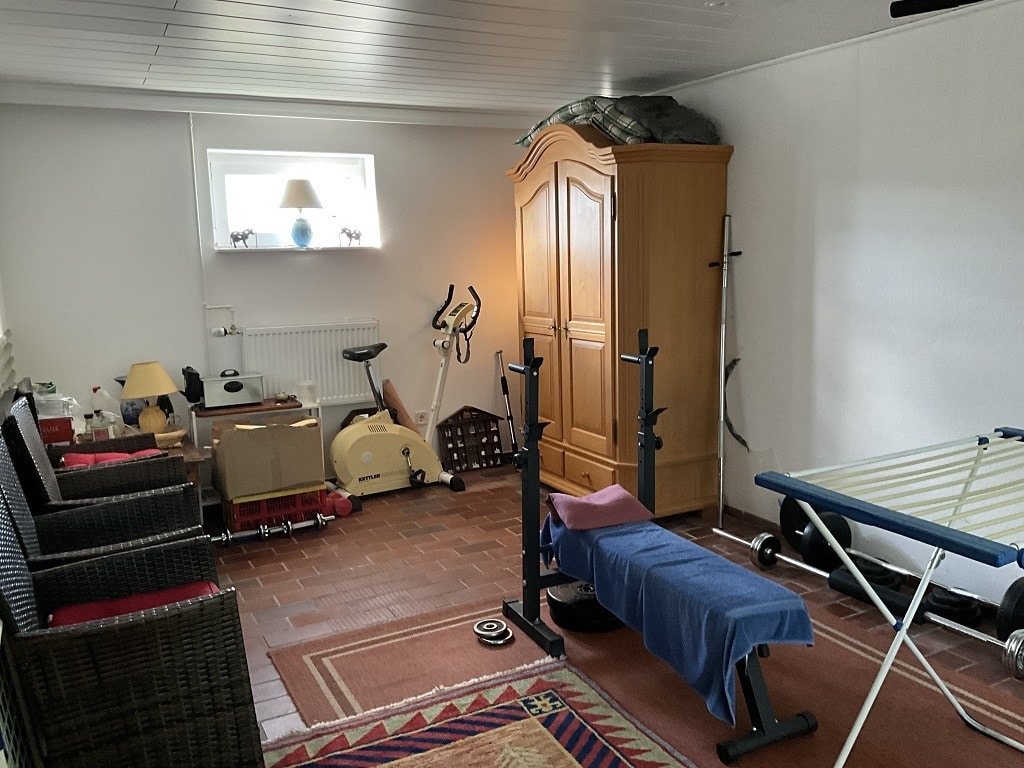 umgebaute Garage