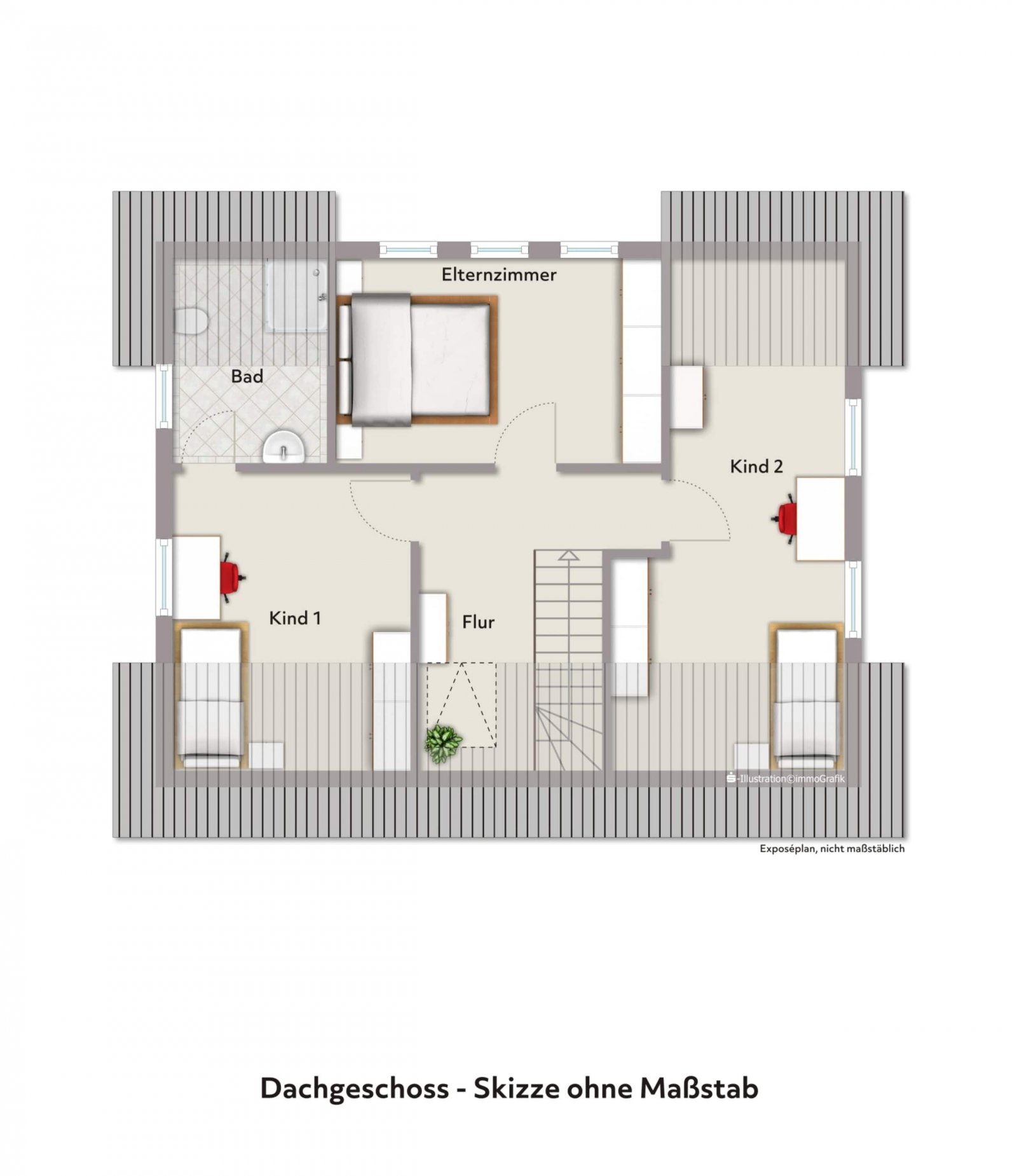 Grundriss Dachgeschoss
