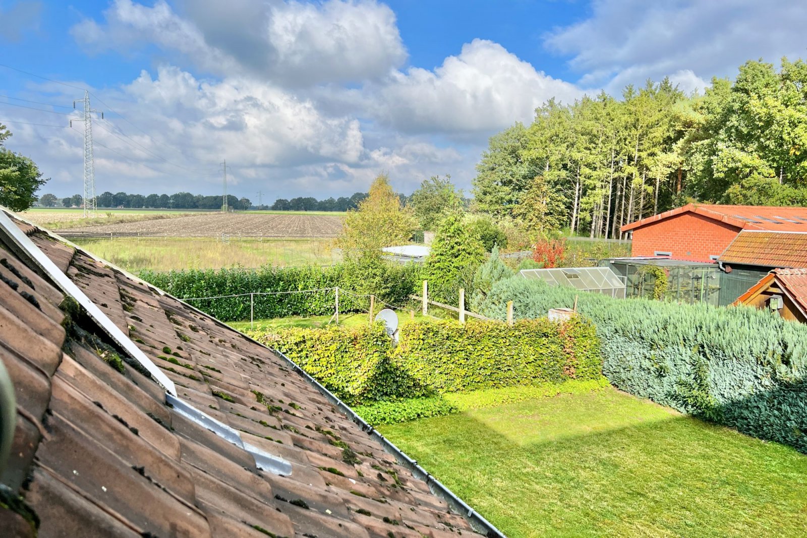 Blick aus dem Fenster