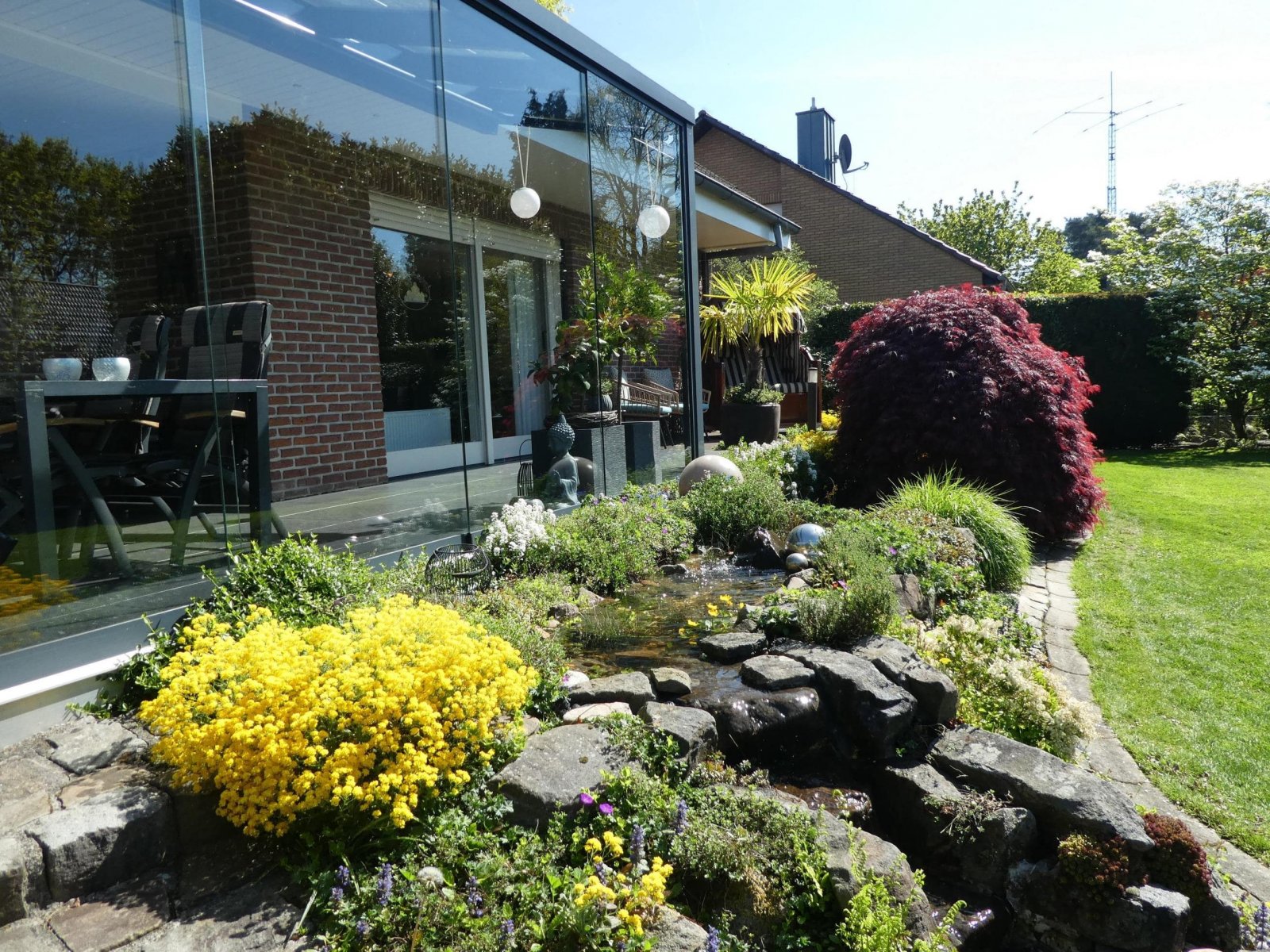 Überdachte Terrasse
