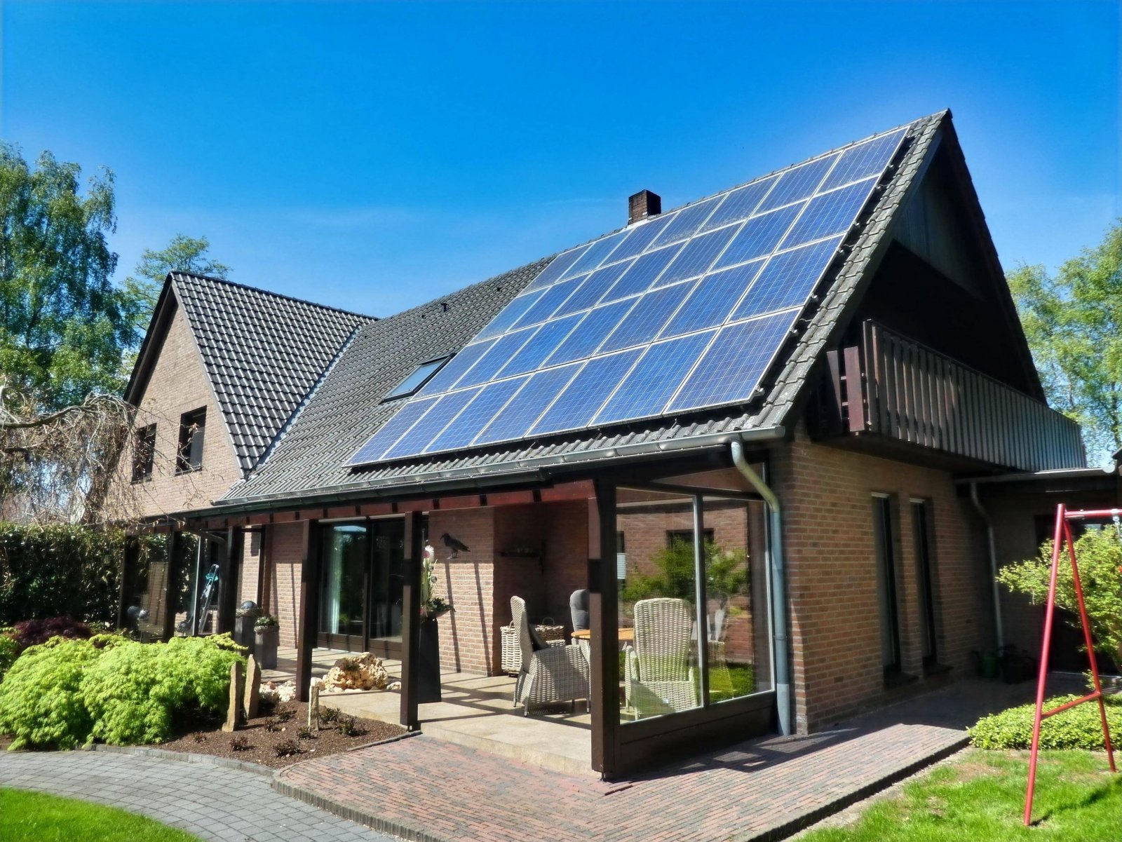 Gartenansicht/Anbau