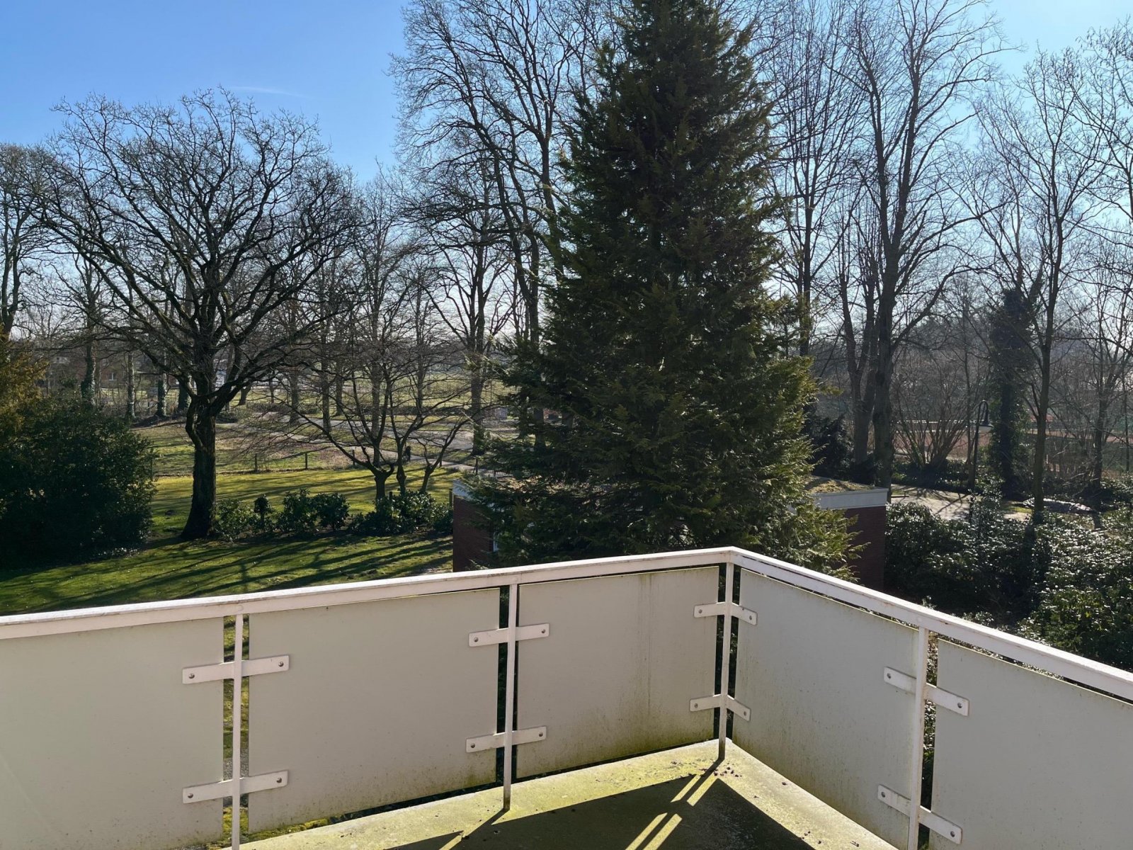 Blick vom Balkon