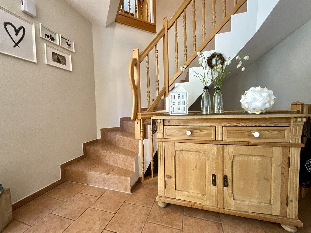 Treppe ins Dachgeschoss