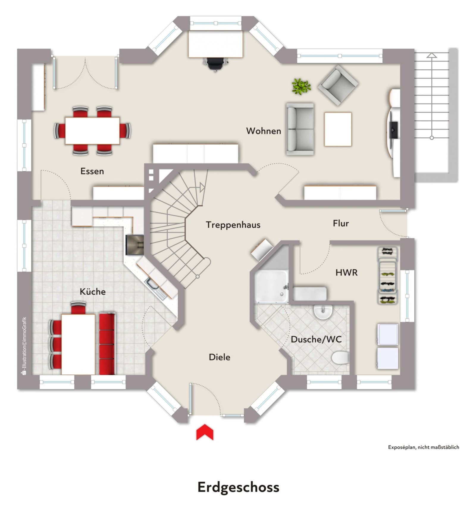 Grundriss Erdgeschoss