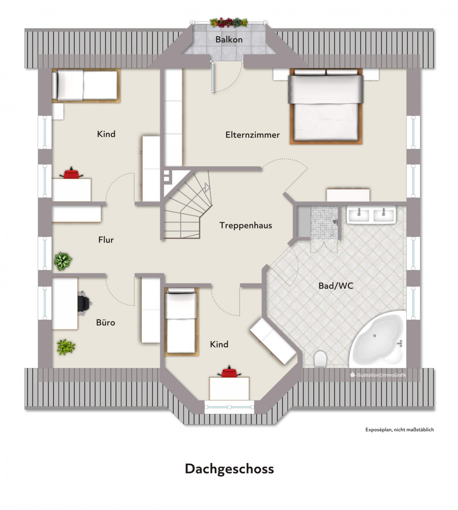 Grundriss Dachgeschoss