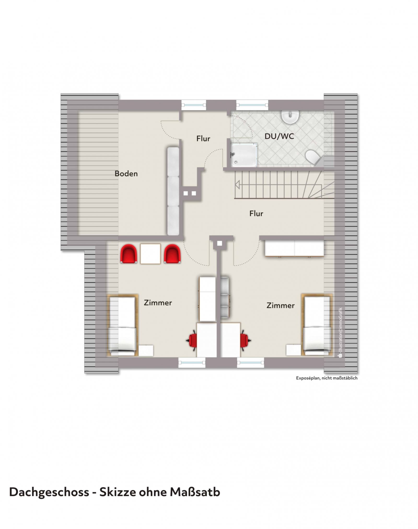 Grundriss Dachgeschoss