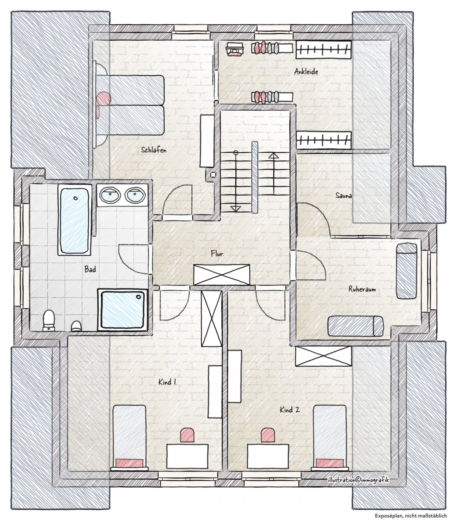 Grundriss Dachgeschoss