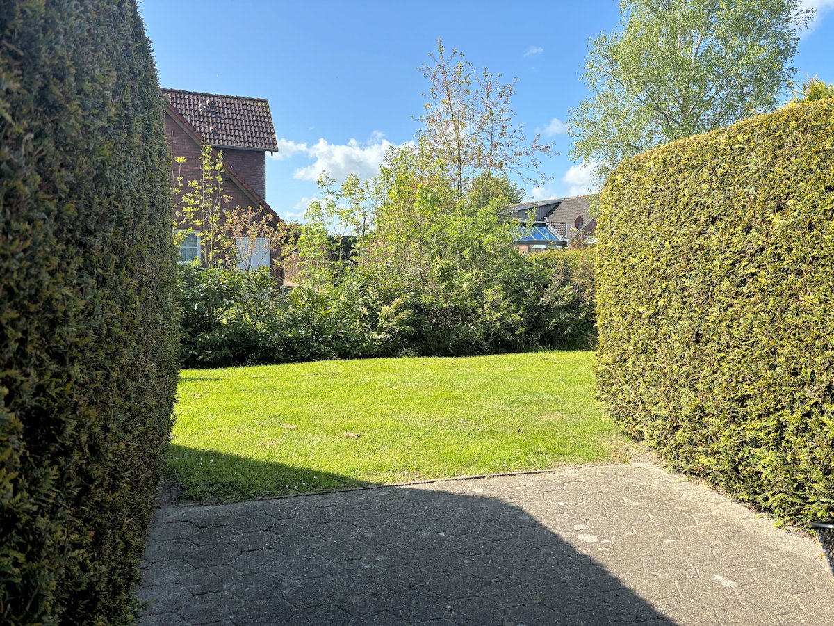 sonnige Terrasse