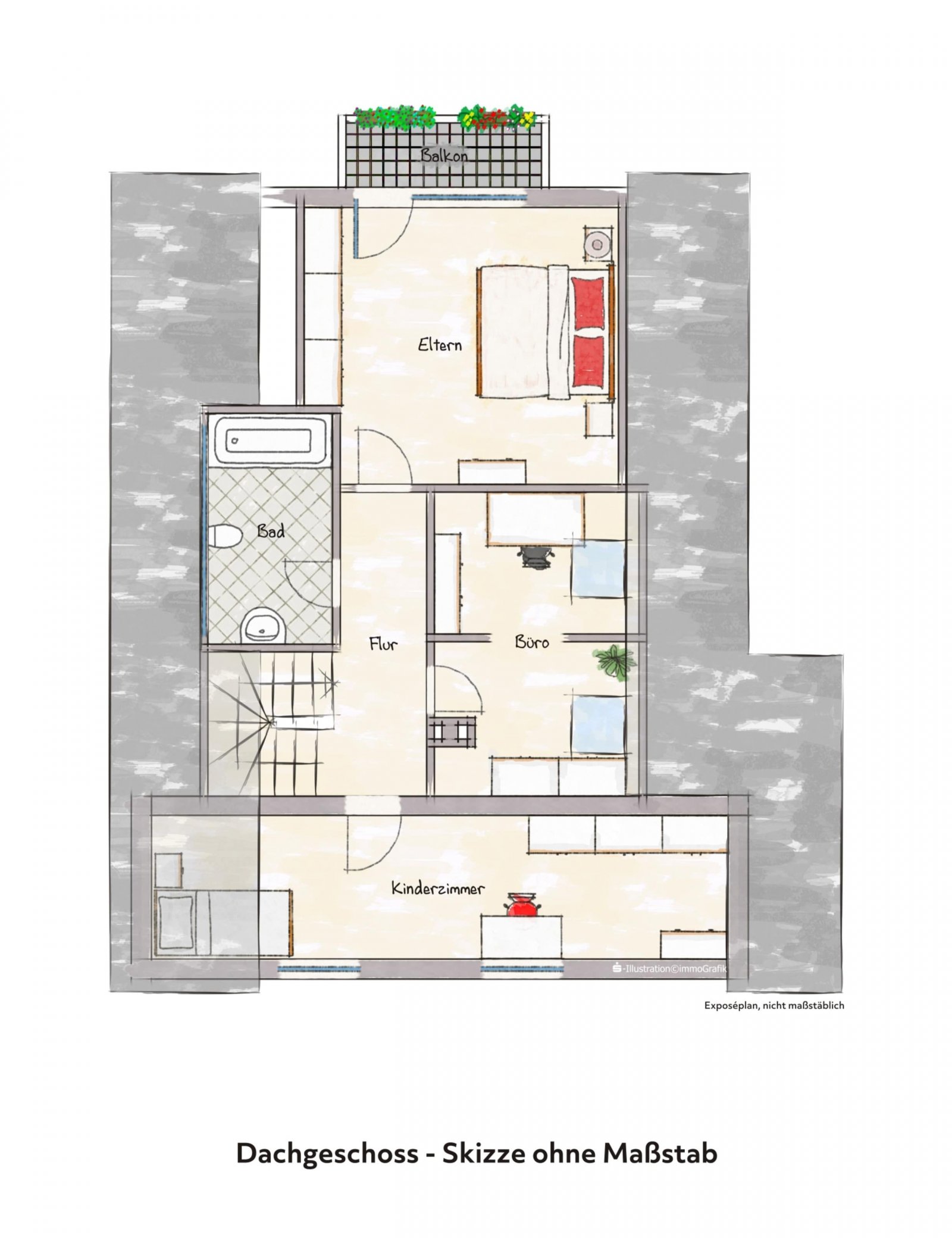 Grundriss Dachgeschoss