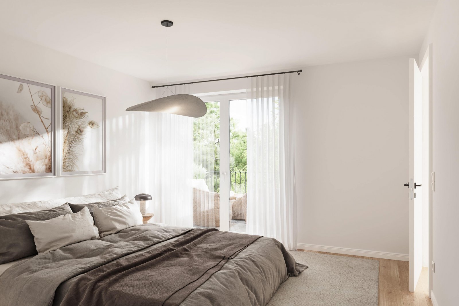 Schlafzimmer (Muster aus Wohnung 10)