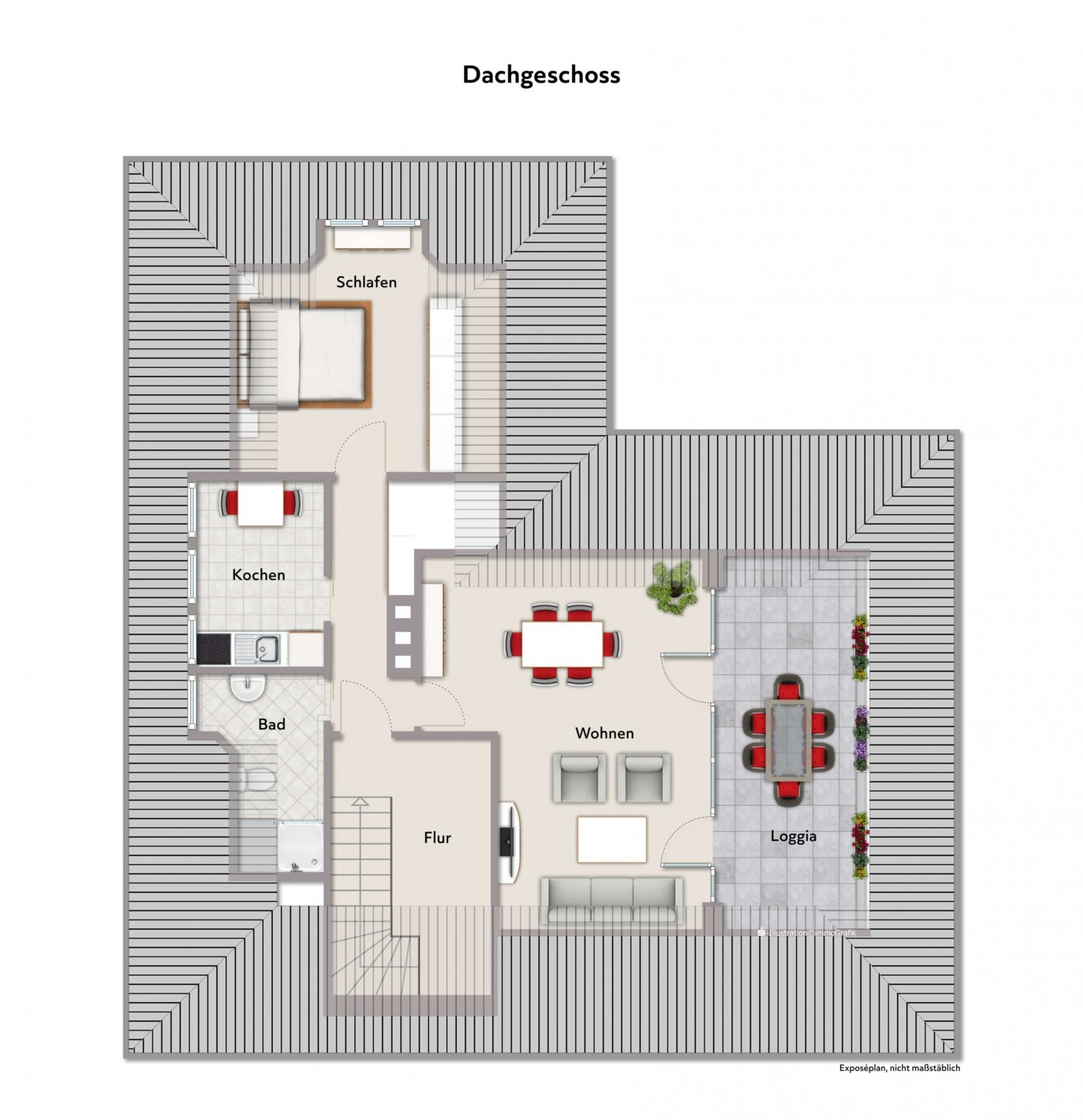 Grundriss Dachgeschoss