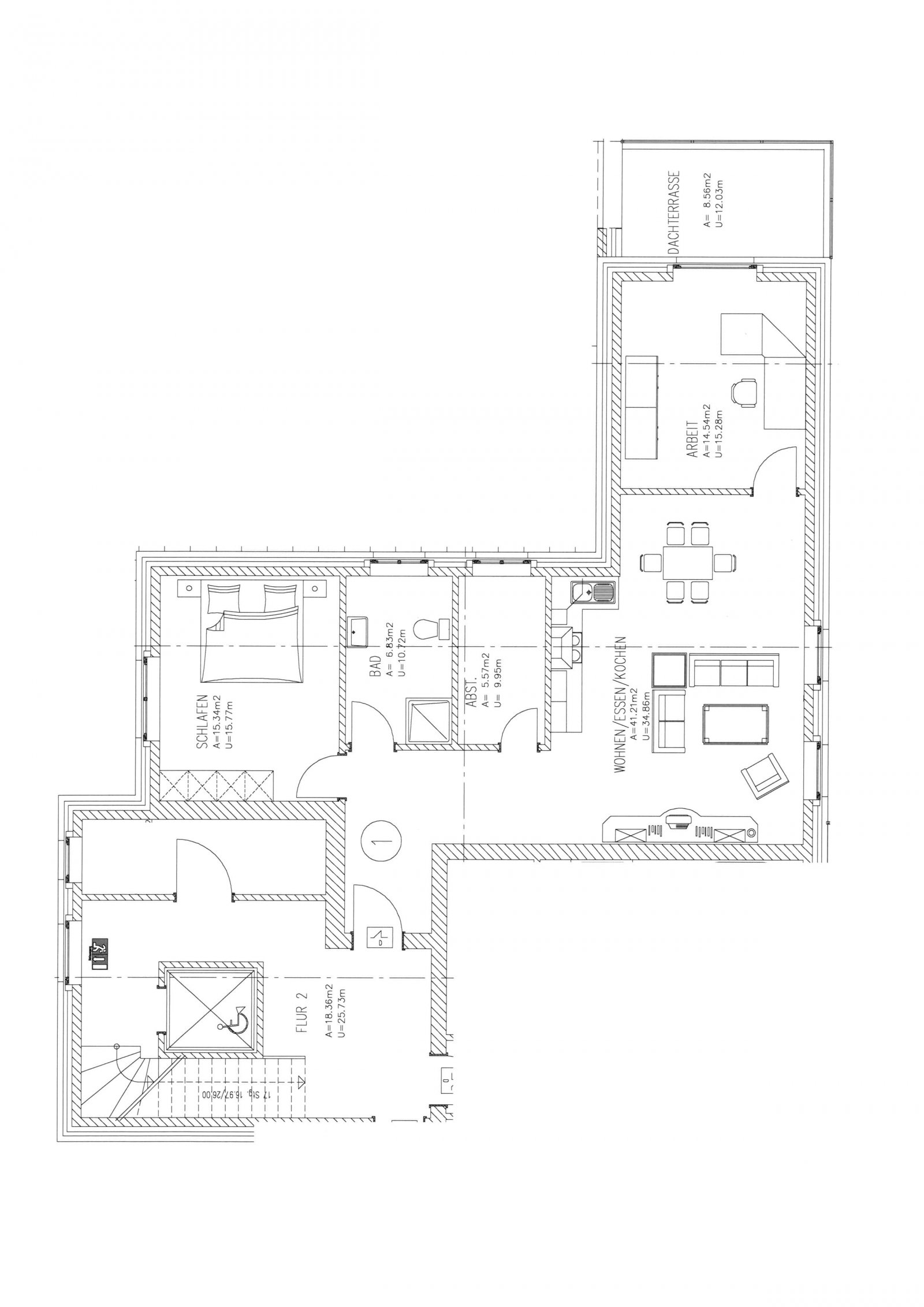 Grundriss Wohnung 1