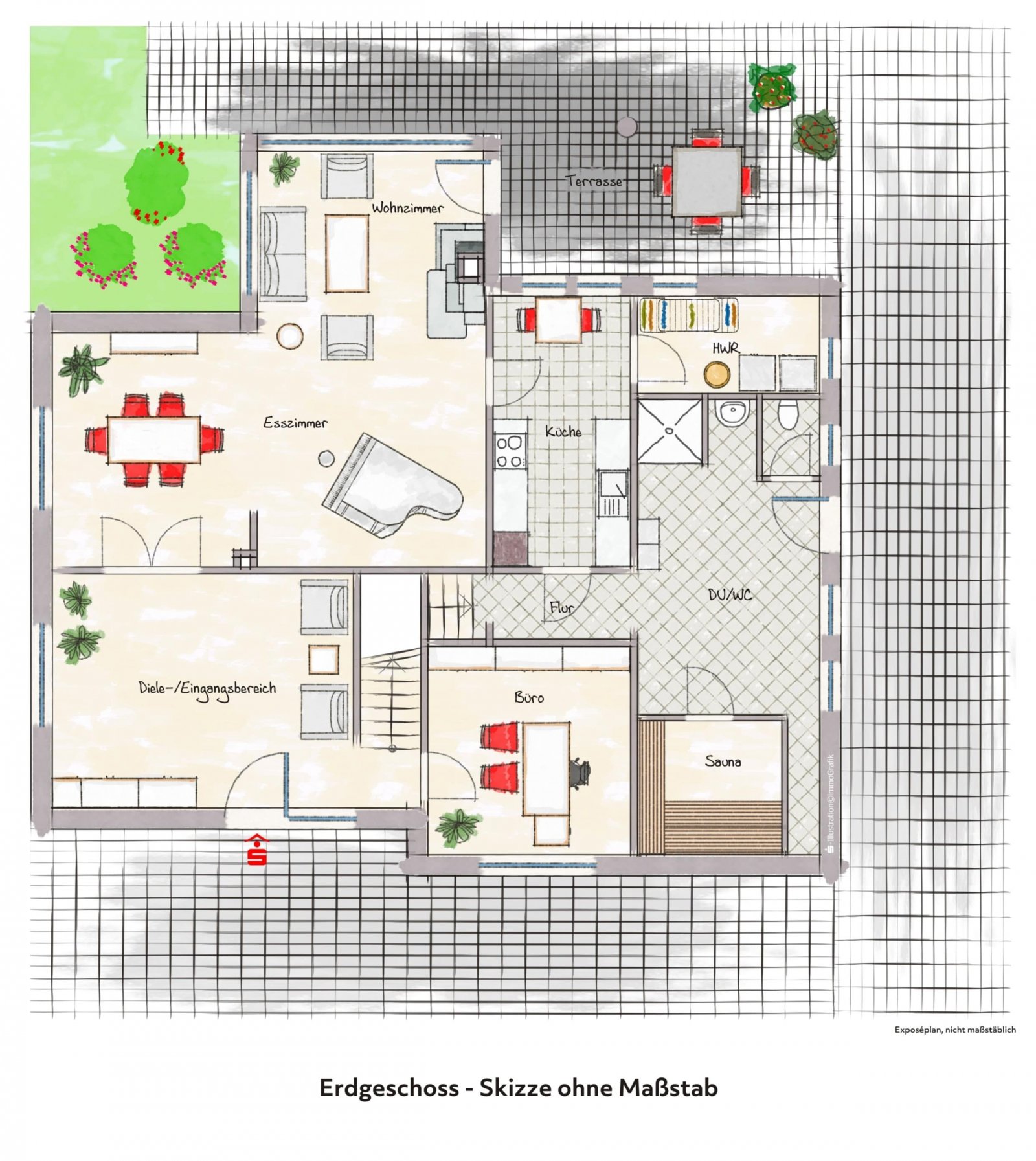 Grundriss Erdgeschoss