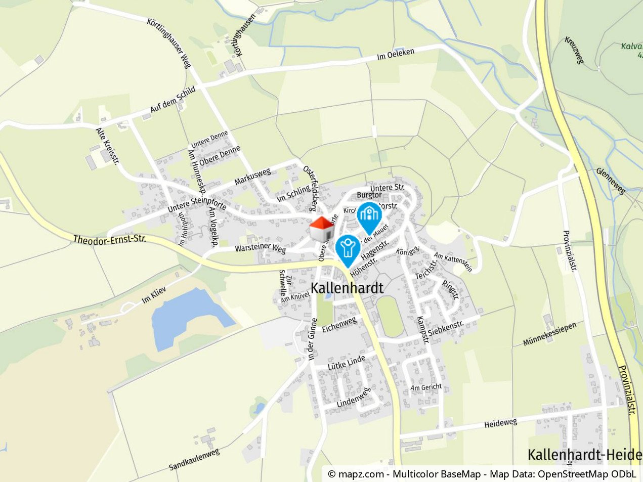 Geolyzer Kartenausschnitt