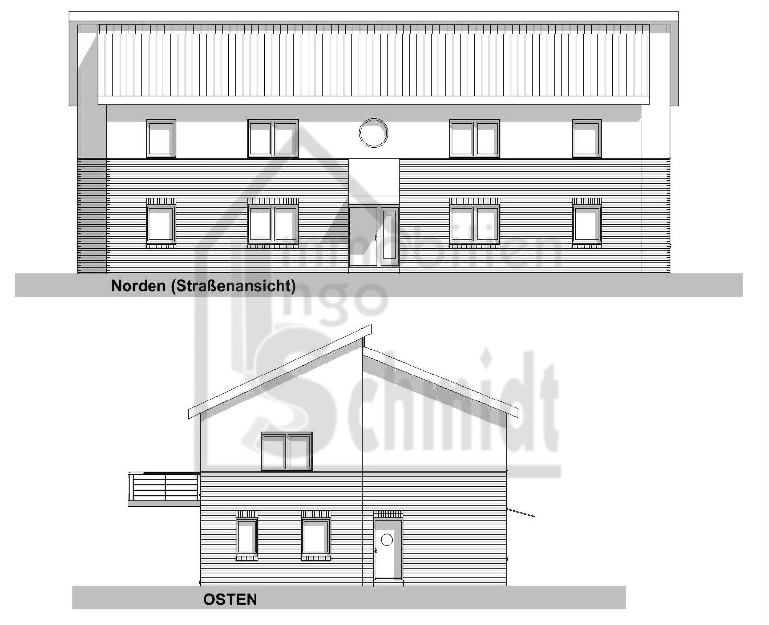 Ansicht Norden Osten GES37