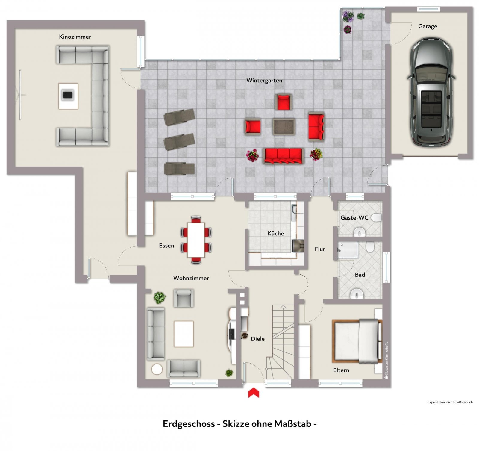 Grundriss Erdgeschoss
