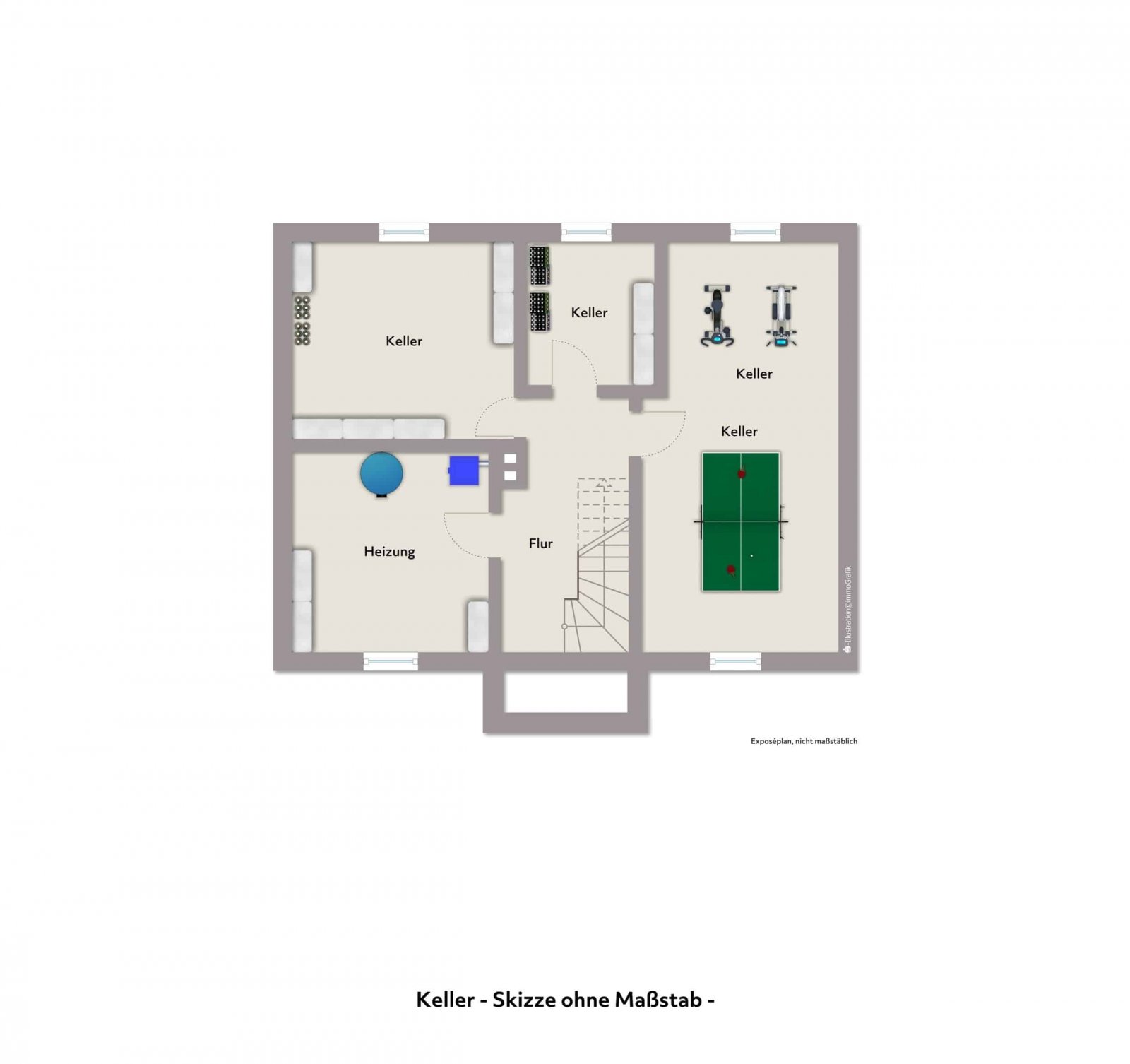 Grundriss Kellergeschoss