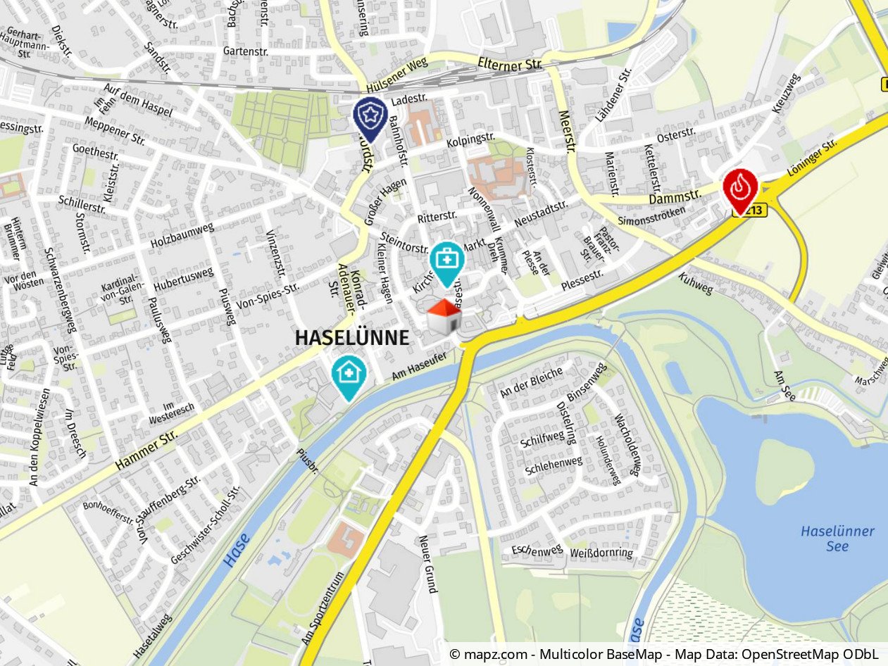 Geolyzer Kartenausschnitt