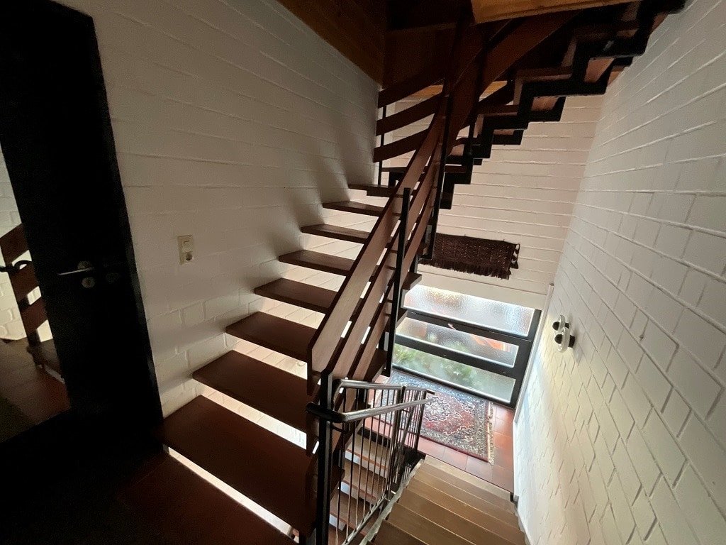 Treppe zum Spitzboden