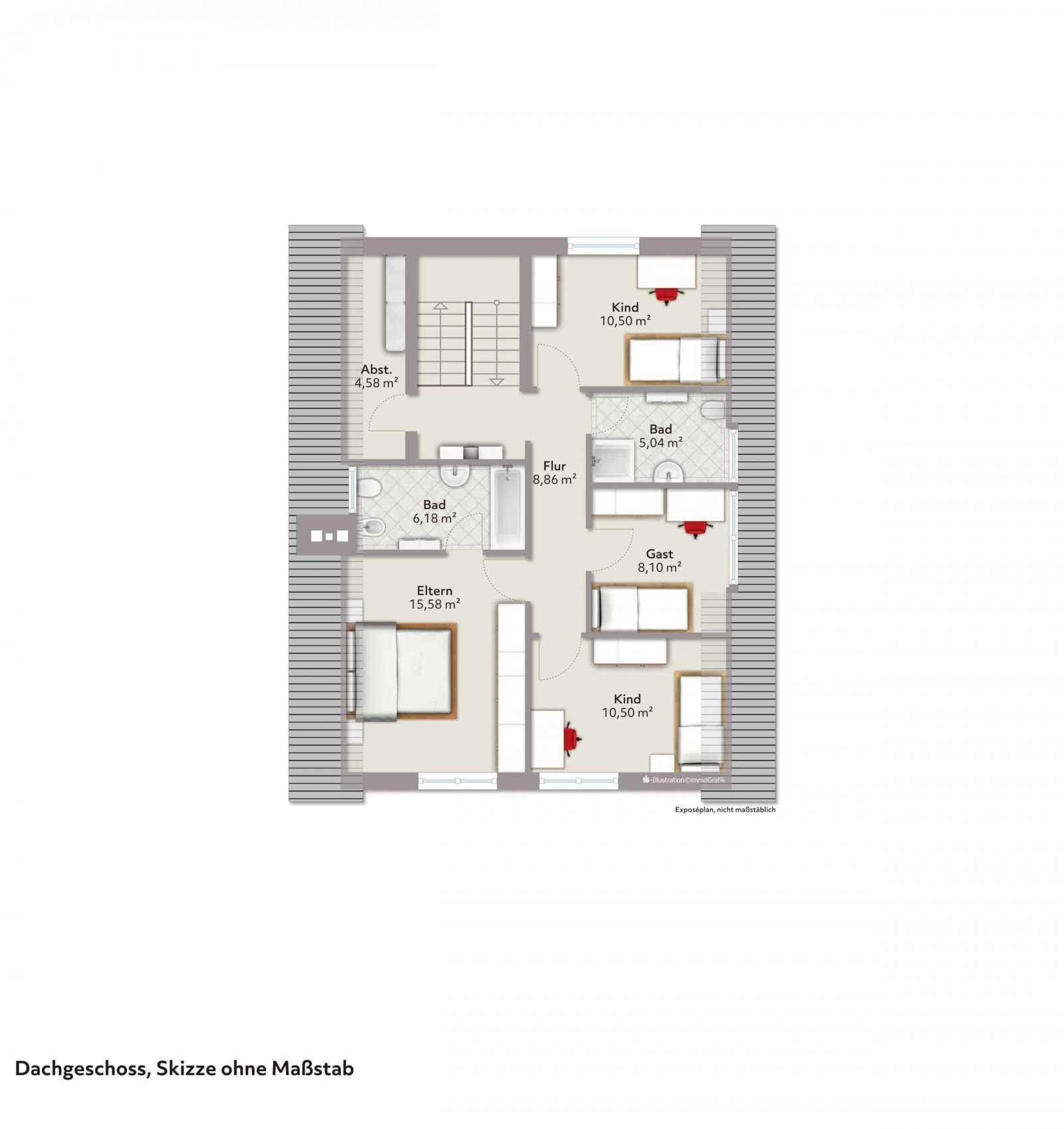 Grundriss Dachgeschoss