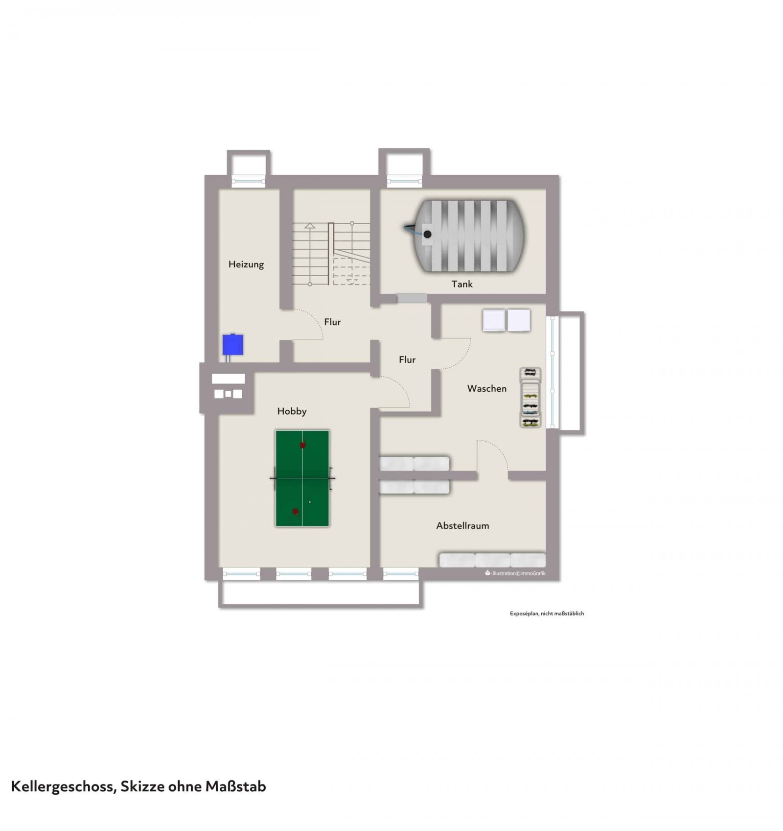 Grundriss Kellergeschoss
