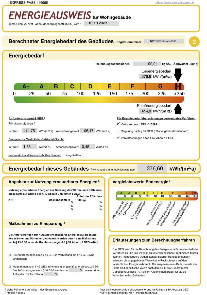 Energieausweis S.2
