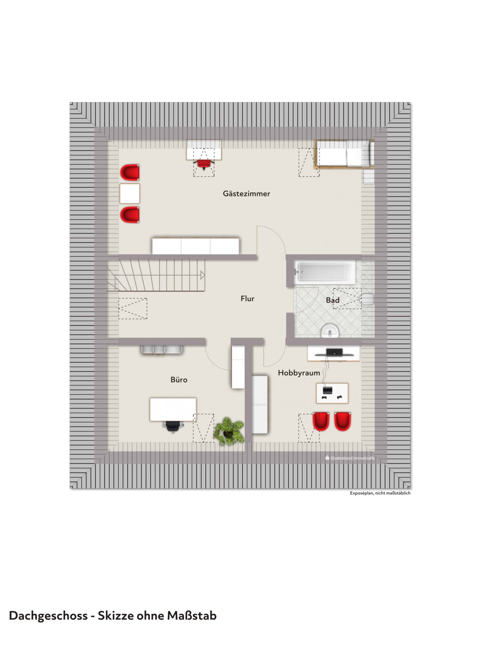 Grundriss Dachgeschoss