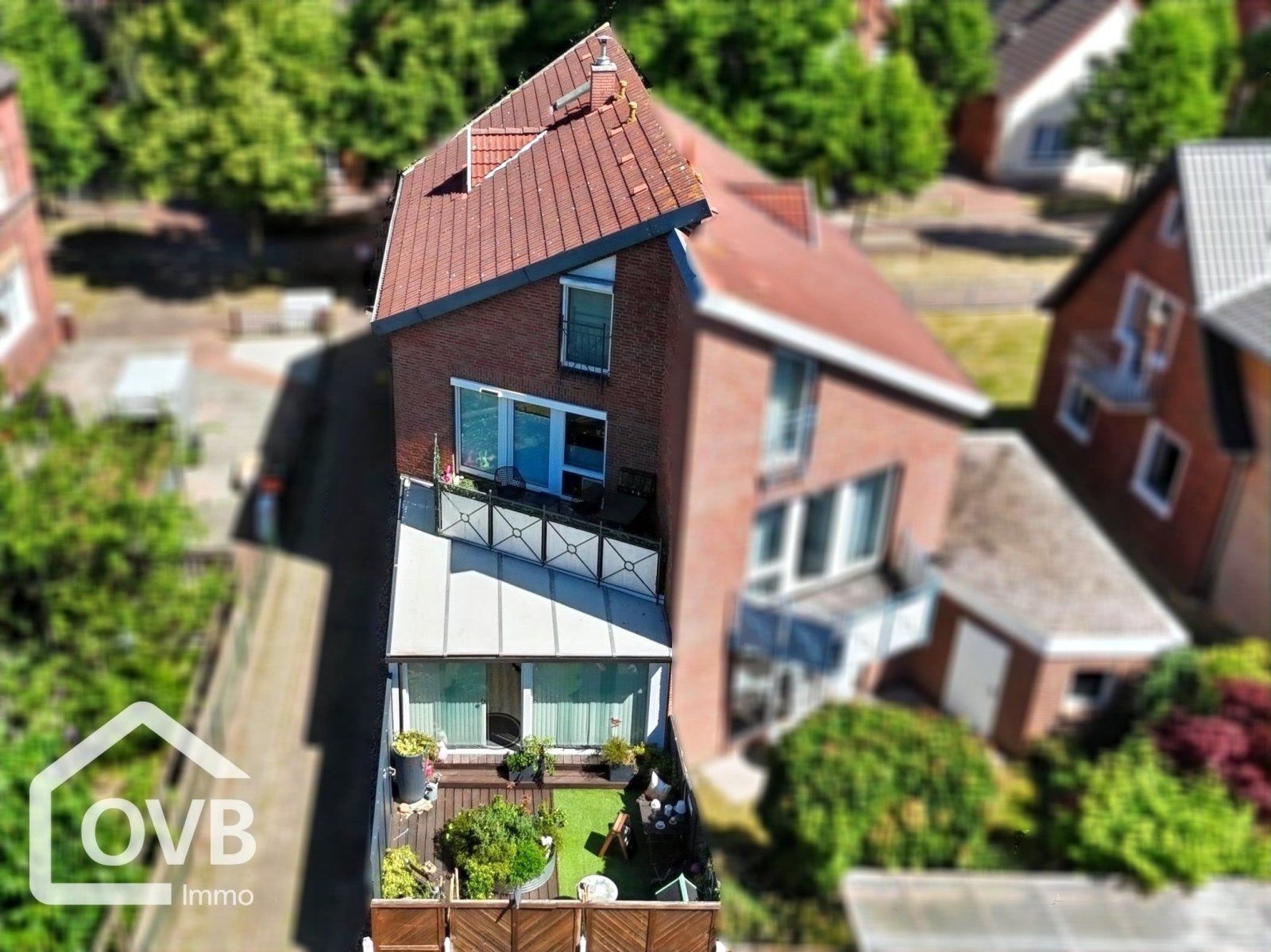 Drohnenaufnahme Rückansicht