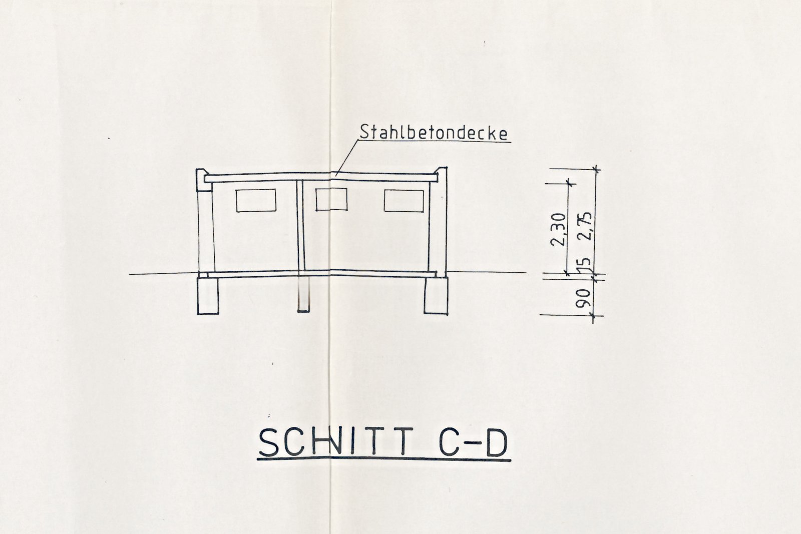 Schnitt C-D