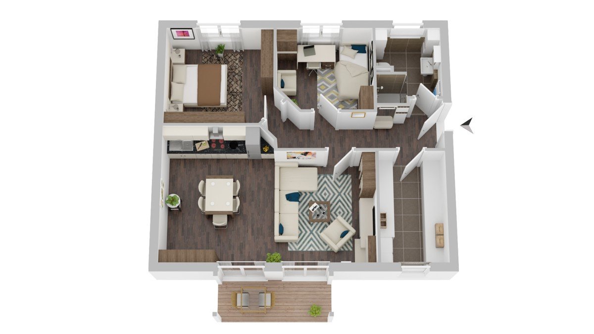Grundriss Whg. 1, EG