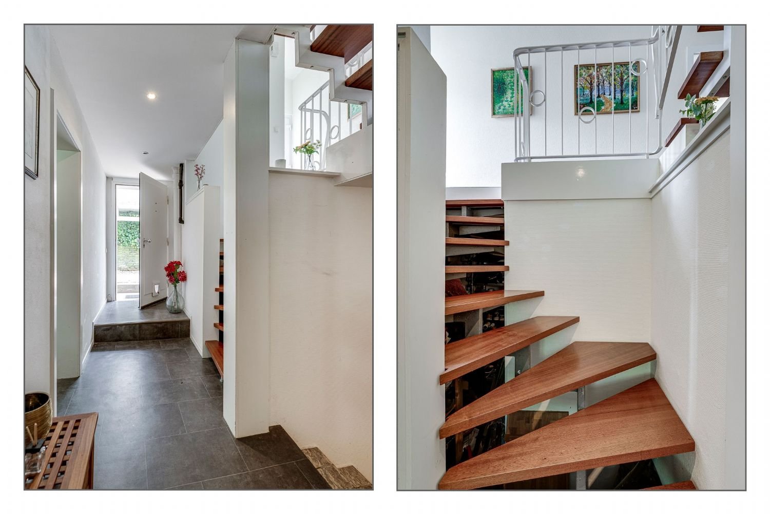 Eingangsbereich Souterain/Treppe von EG ins UG