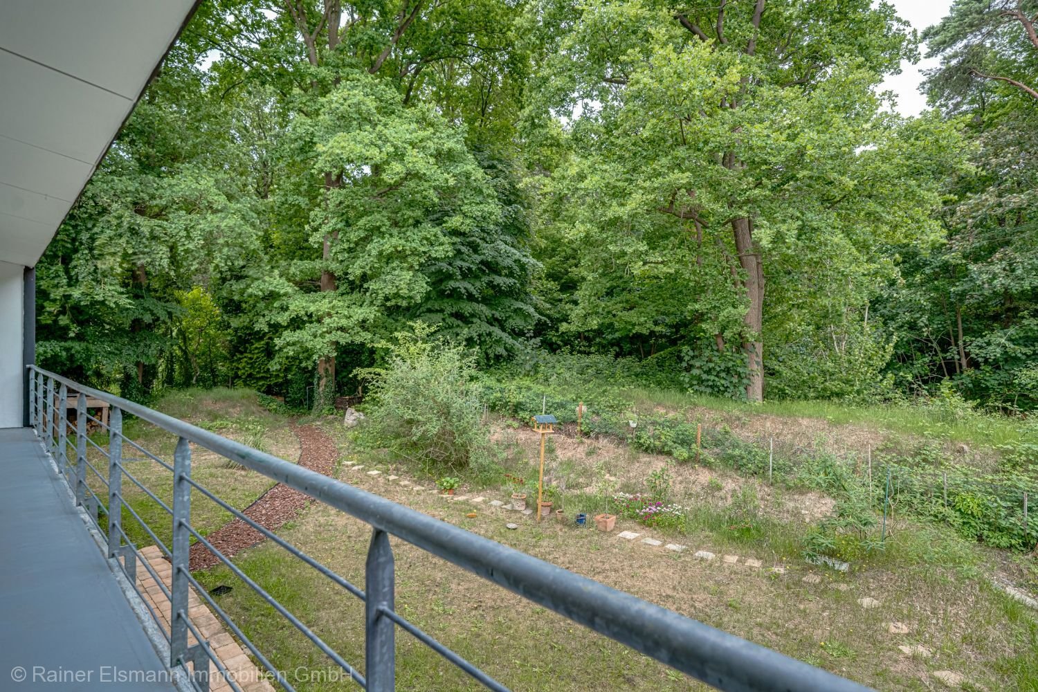 Blick vom Balkon Schlafzimmer
