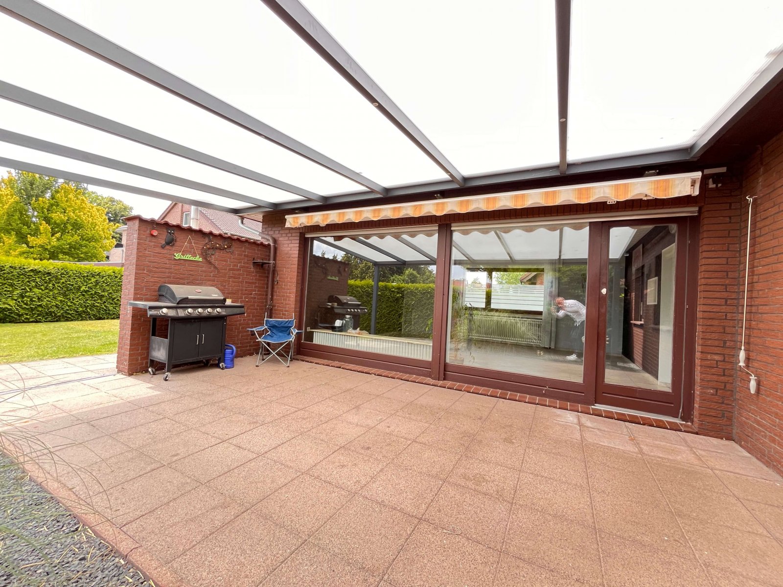 Überdachte Terrasse
