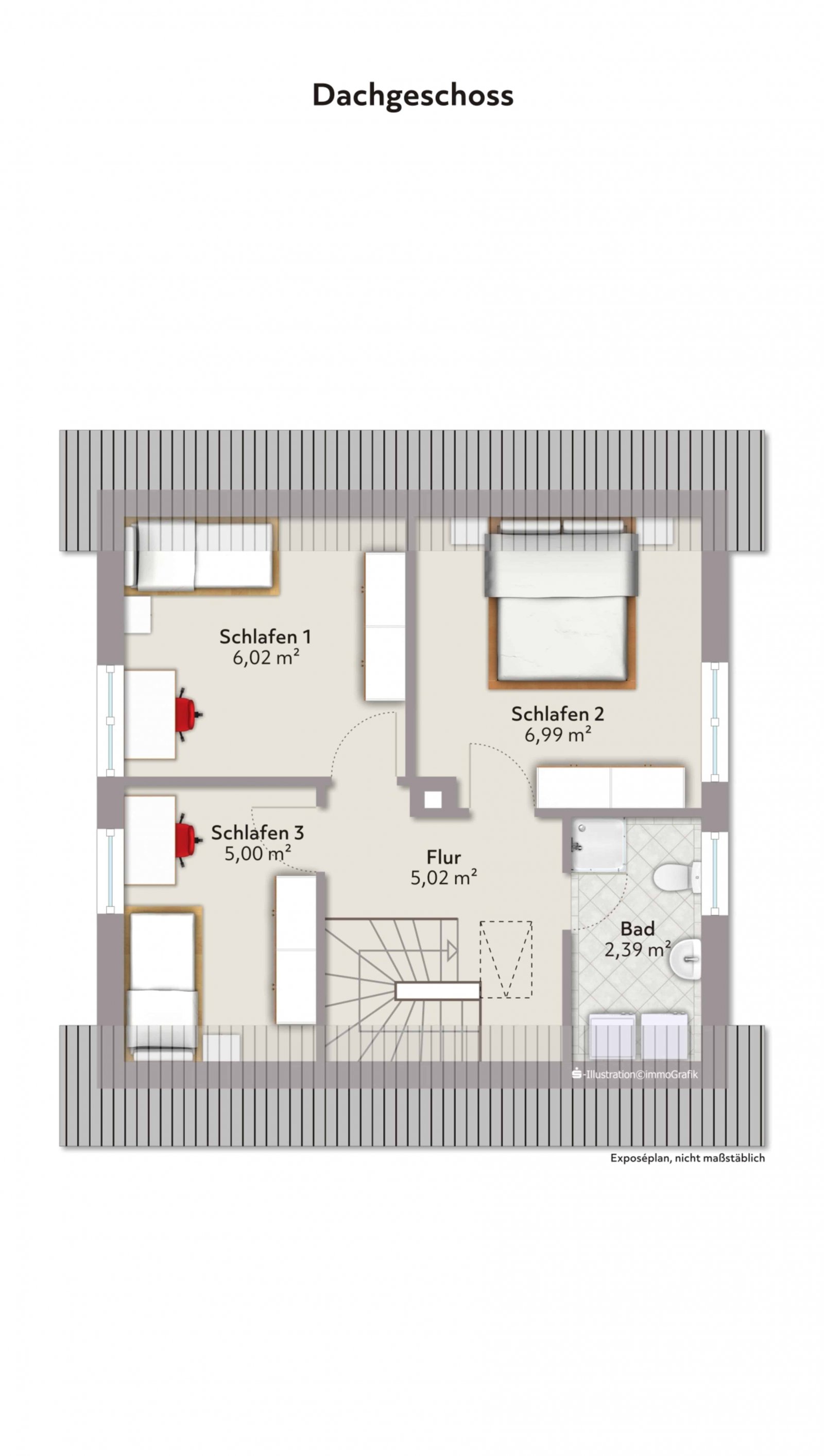 Grundriss Dachgeschoss