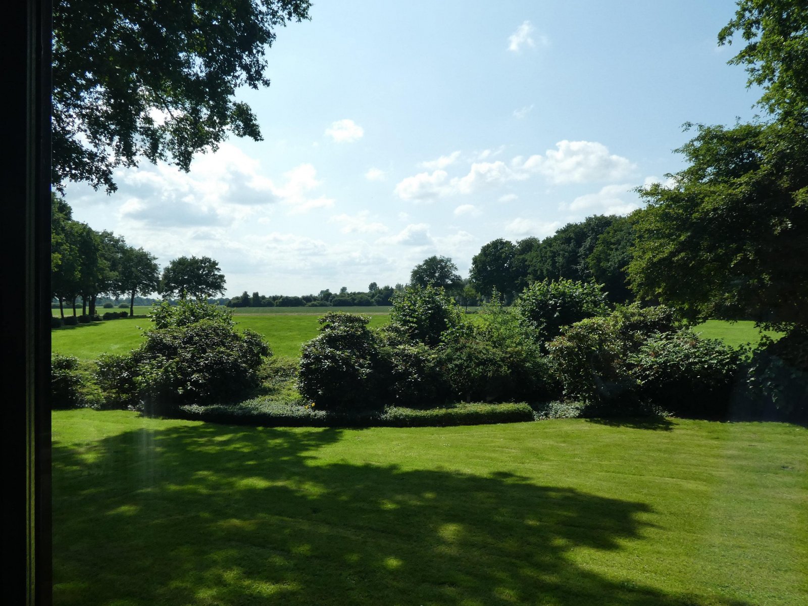 Blick aus dem Wohnzimmer