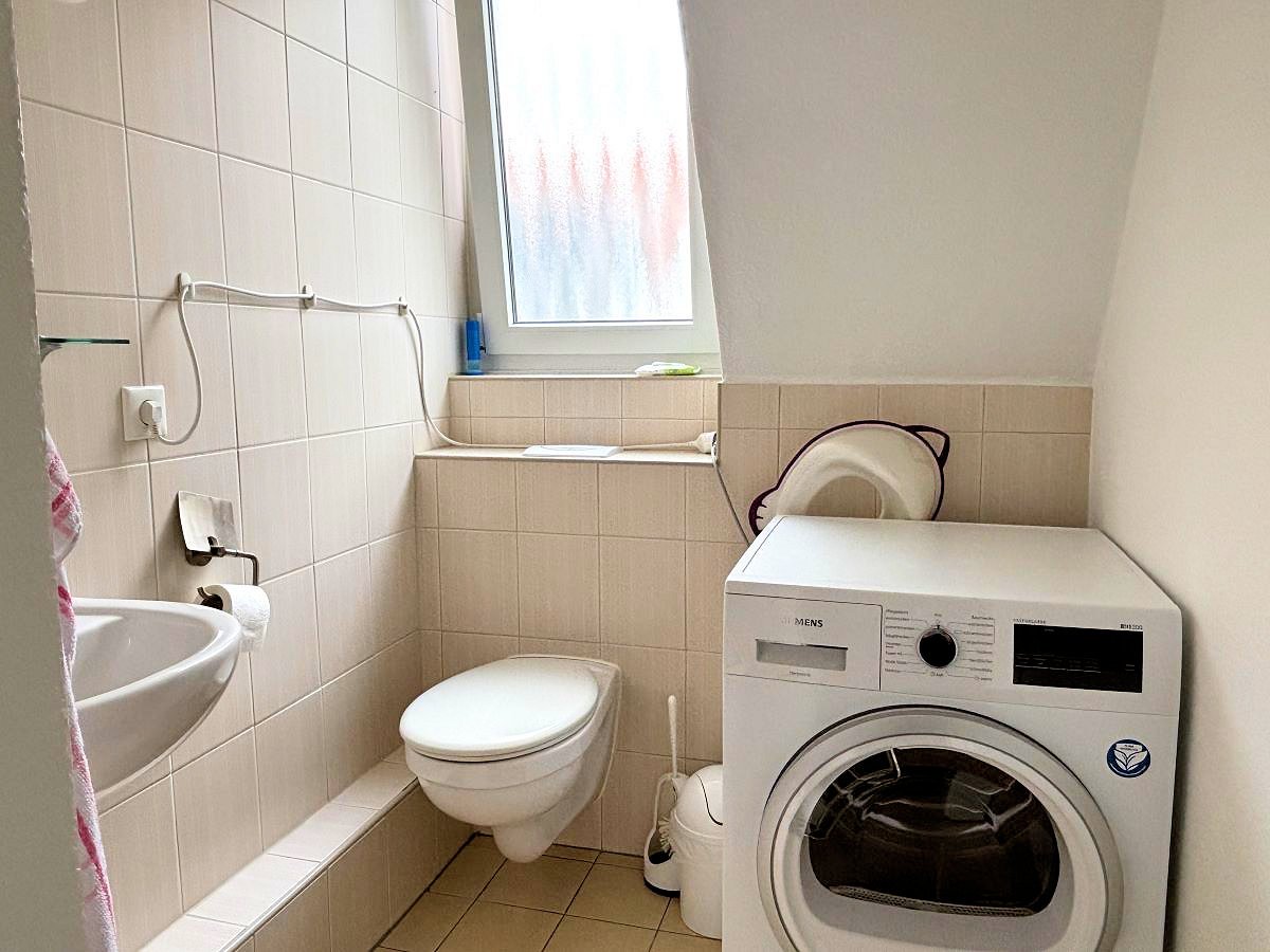 separates WC im Dachgeschoss