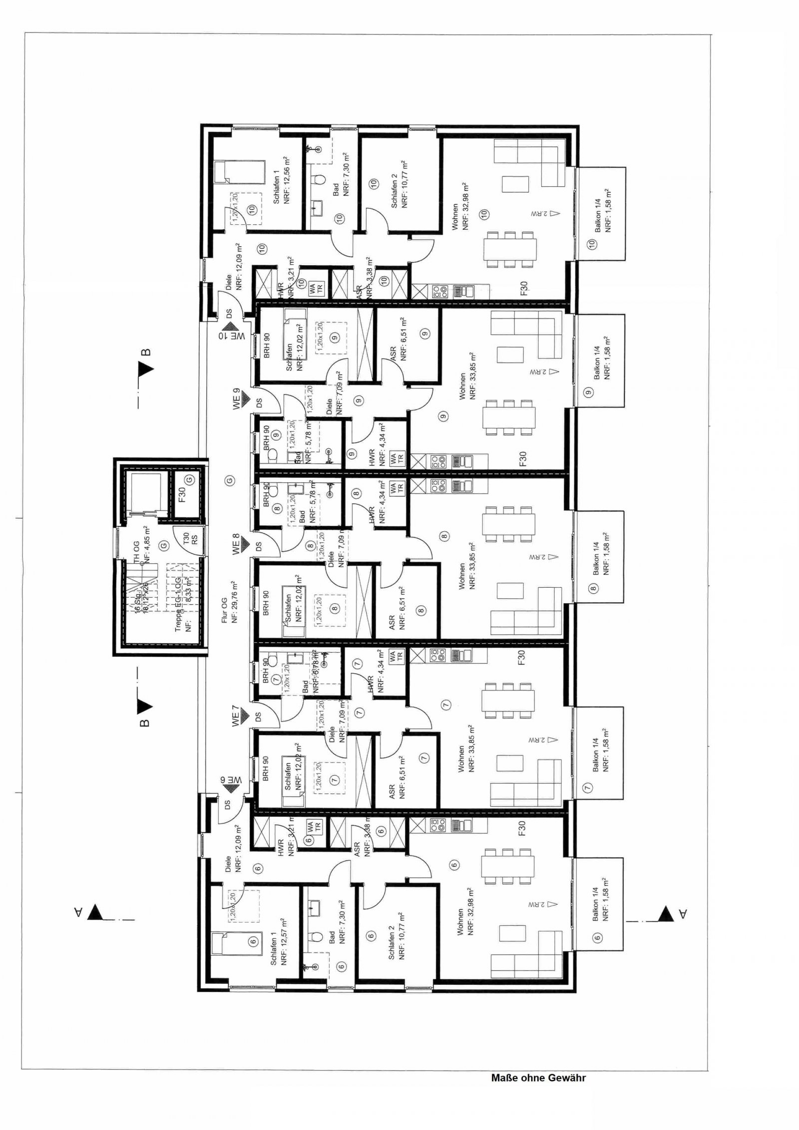 Grundriss 1. Obergeschoss